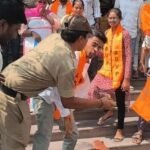 ABVP Protests at Ballari School Alleging Ganja and Drug Supply to Students