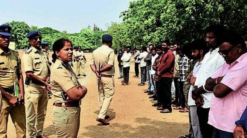 Ballari DCP warns of strict action against anti-social elements and mandates helmets from November 2