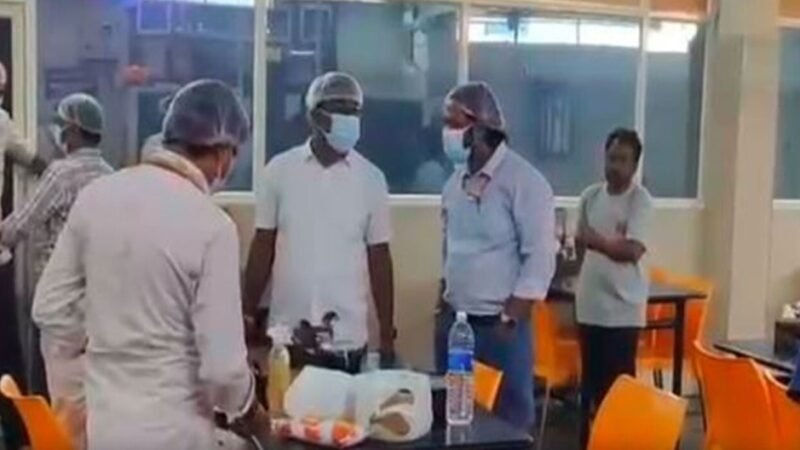 Ballari officials fine two hotels Rs 25,000 each after discovering rotten meat and expired food