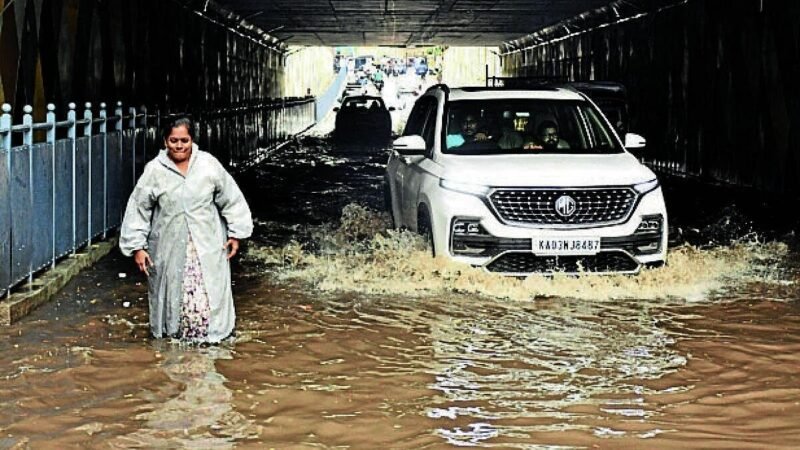 Heavy Rains in Ballari Cause Paddy Damage and Waterlogging in Low-Lying Areas